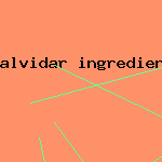 alvidar ingredients